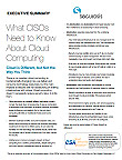 What CISOs Need to Know About Cloud Computing | Summary