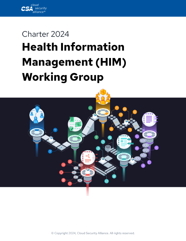 Health Information Management Working Group Charter 2024