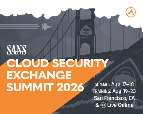 SANS Cloud Security Exchange Summit & Training 2026