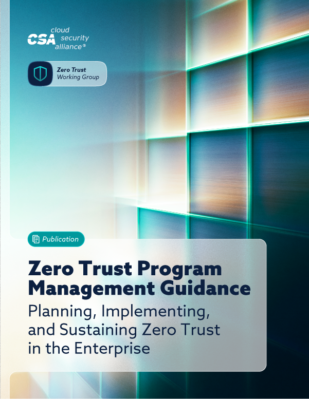 Zero Trust Program Management Guidance