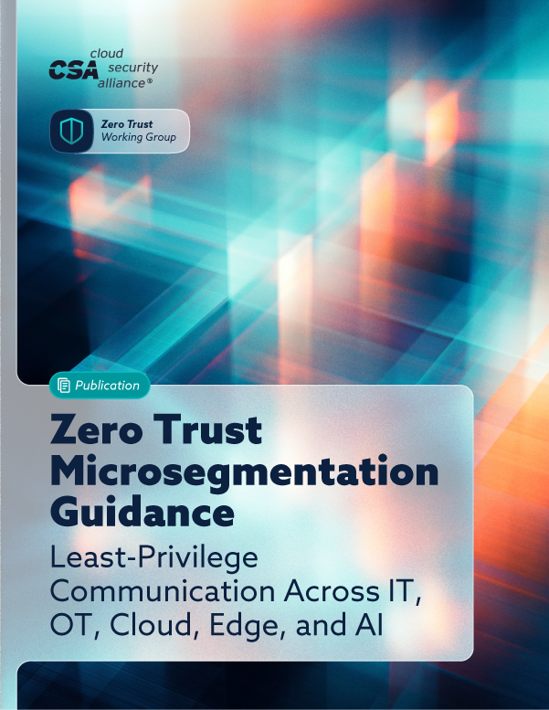 Zero Trust Microsegmentation Guidance