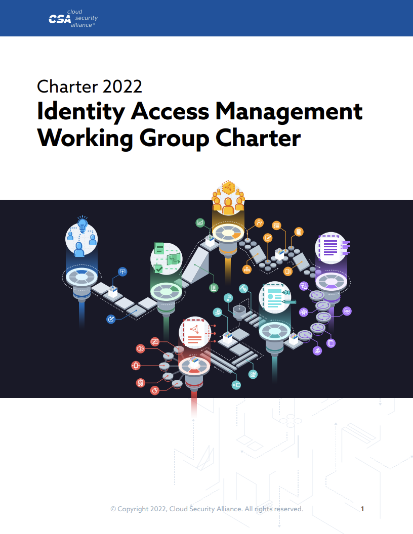 Identity Access Management Working Group Charter