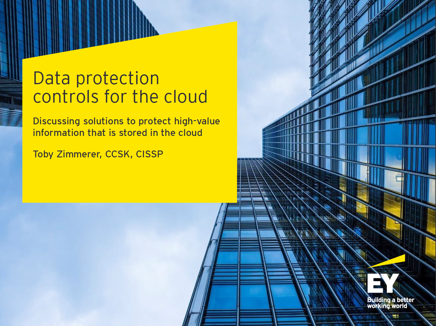 Data Protection Controls for the Cloud - Toby Zimmerer