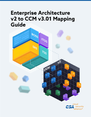 Enterprise Architecture v2 to CCM v3.01 Mapping Guide