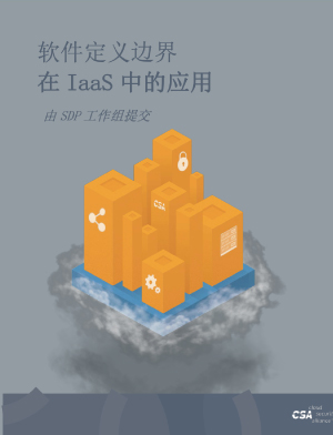 Software Defined Perimeter for Infrastructure as a Service: Chinese Translation