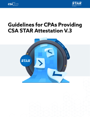 Guidelines for CPAs Providing CSA STAR Attestation v3