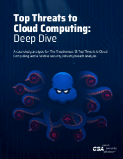 Top Threats to Cloud Computing: Deep Dive