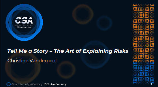  Tell Me a Story The Art of Explaining Risks by Christine Vanderpool