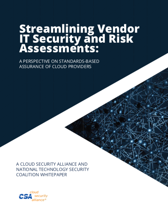 Streamlining Vendor IT Security and Risk Assessments
