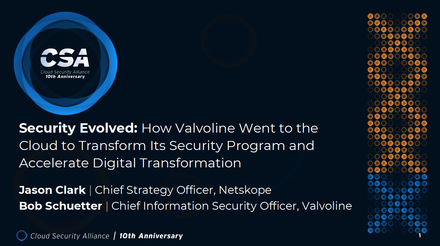 Security Re-Defined: How Valvoline Went to the Cloud to Transform its Security Program and Accelerate Digital Transformation