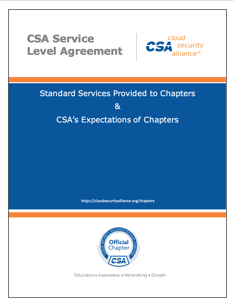 Standard Services that CSA Global Provides to Chapters