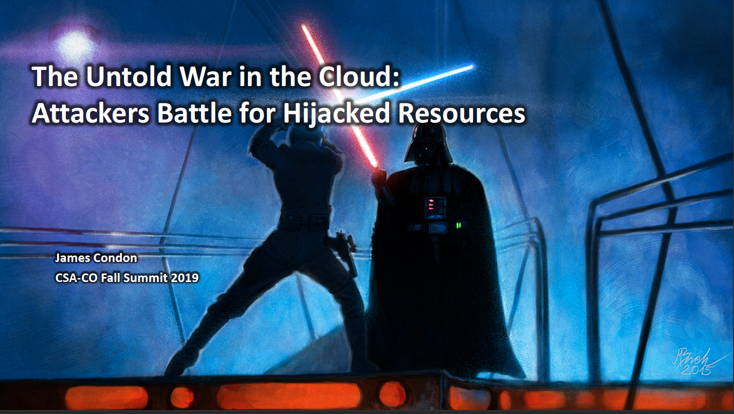 Attackers Battle for Hijacked Resources - James Condon
