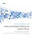 International Standardization Council Roles and Responsibilities for Liaison Officer