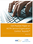 CSA Position Paper on AICPA Service Organization Control Reports 