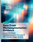 Zero Trust Microsegmentation Guidance